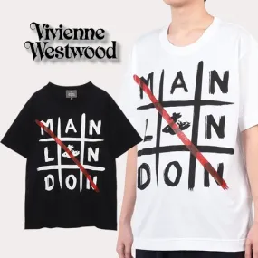 Vivienne Westwood  |Unisex Street Style Cotton Logo T-Shirts