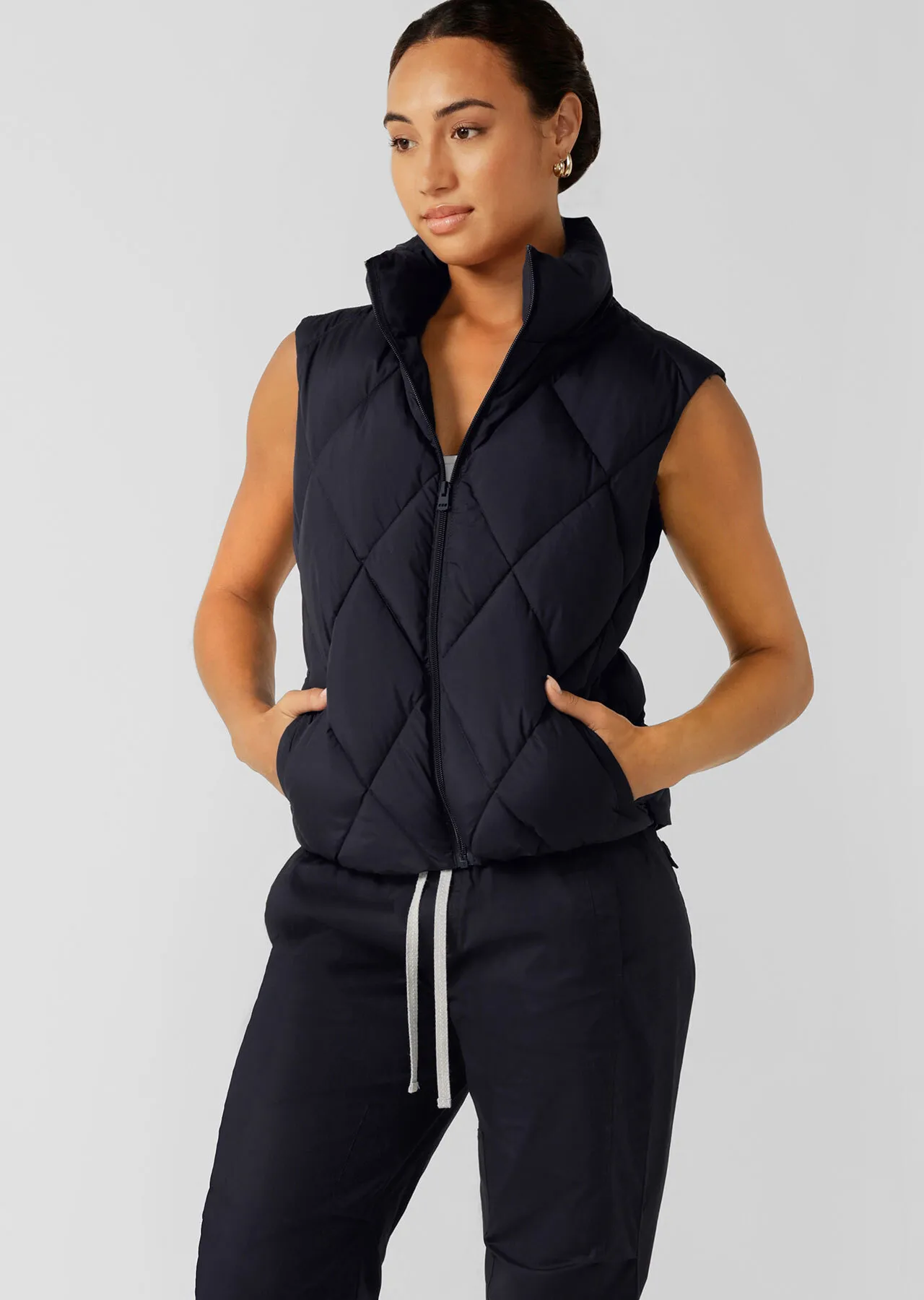 Winter Warmth Puffer Vest | Blue | Jackets, Hoodies and Sweats | Lorna Jane New Zealand