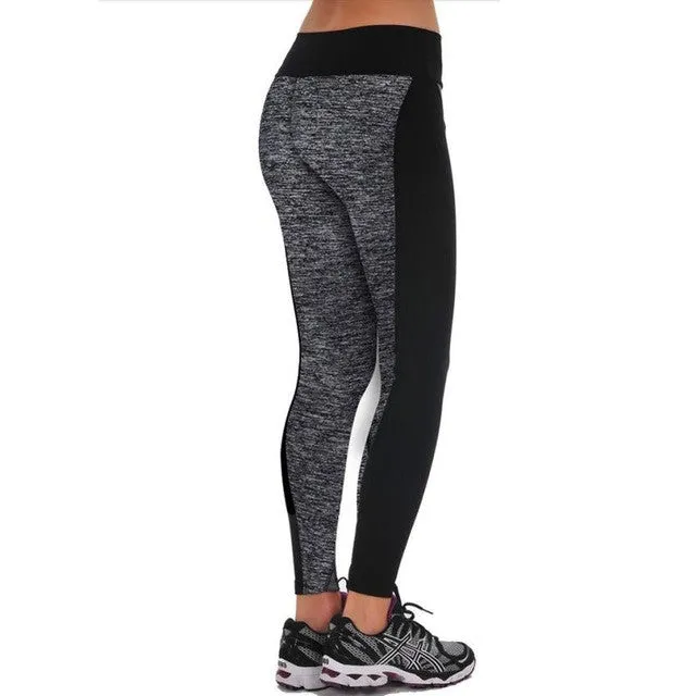 Women Leggings Slim Patchwork Fitness Workout Clothes Autumn Sweatpants Leggings Pantalon Deporte Mujer#A131 SM6