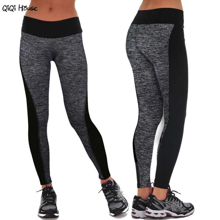 Women Leggings Slim Patchwork Fitness Workout Clothes Autumn Sweatpants Leggings Pantalon Deporte Mujer#A131 SM6