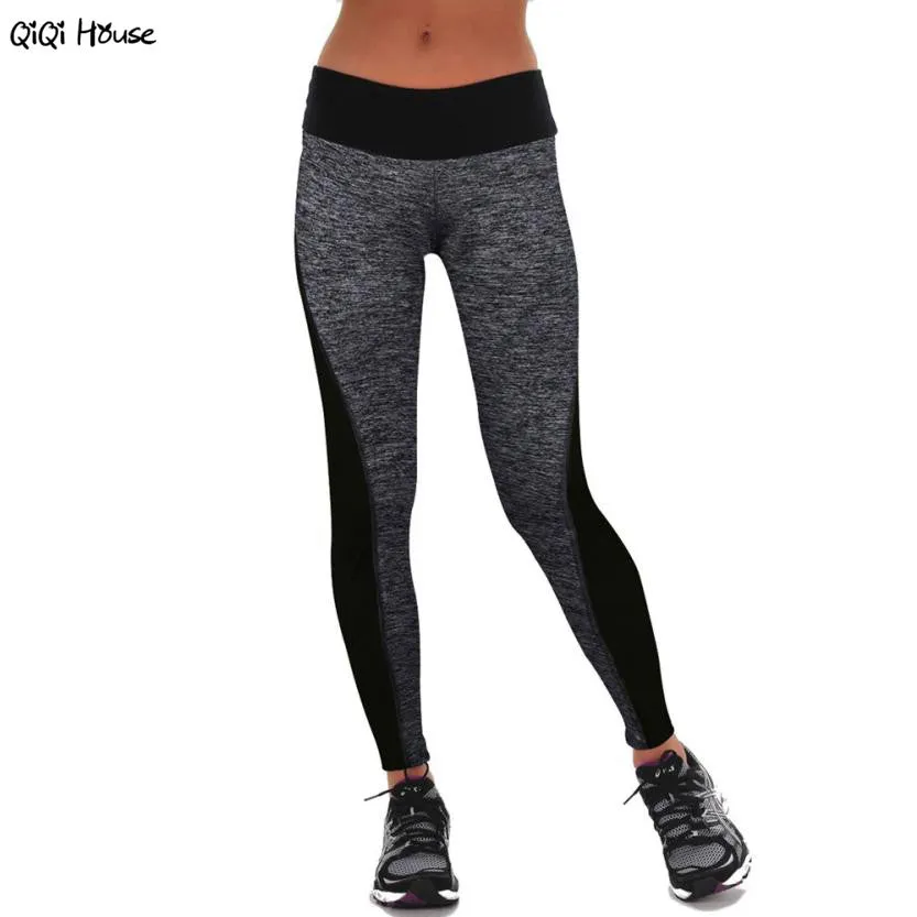 Women Leggings Slim Patchwork Fitness Workout Clothes Autumn Sweatpants Leggings Pantalon Deporte Mujer#A131 SM6