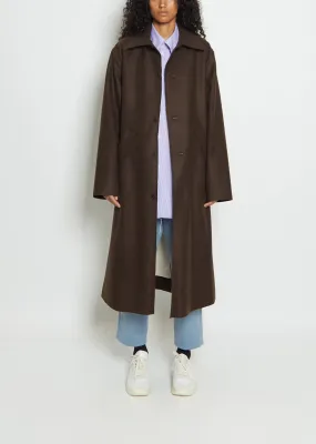 Wool Felt Long Coat