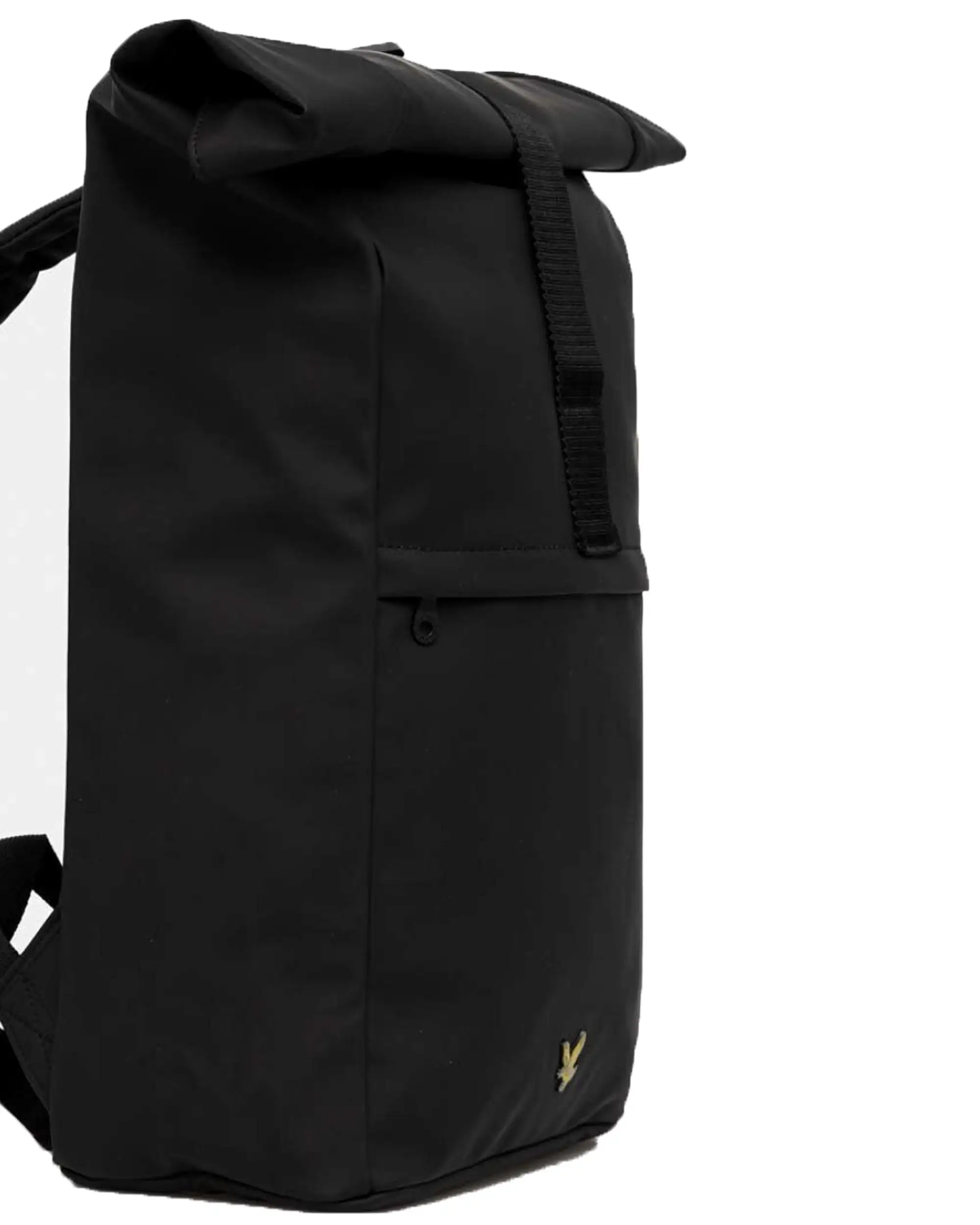 Zaino Lyle And Scott Coated Rolltop Backpack Jet Black