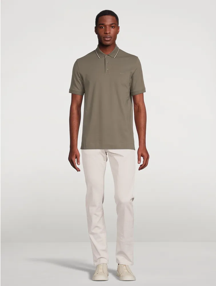 ZEGNA Delavé Garment Dyed Stretch Cotton Slim-Fit Jeans